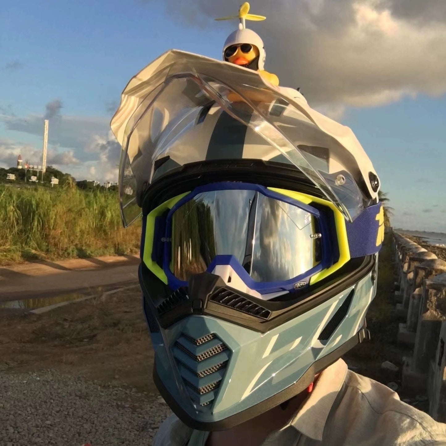 Motorcycle Goggles|Orange