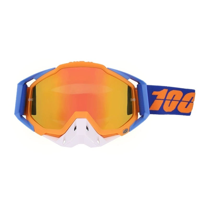 Motorcycle Goggles|Orange
