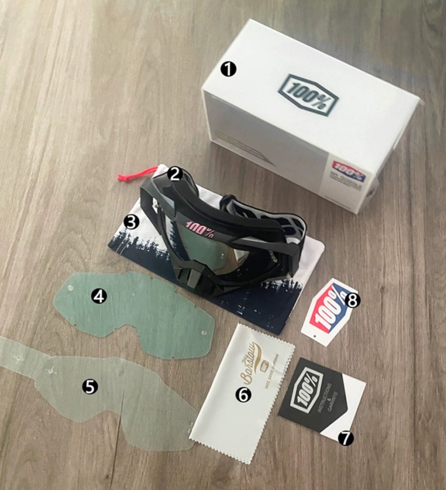 Motorcycle Goggles|Orange