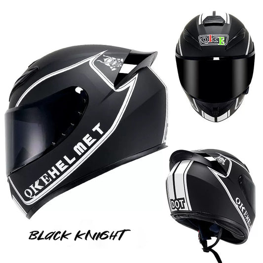 Black_Knight - Motorcycle Rider Helmet