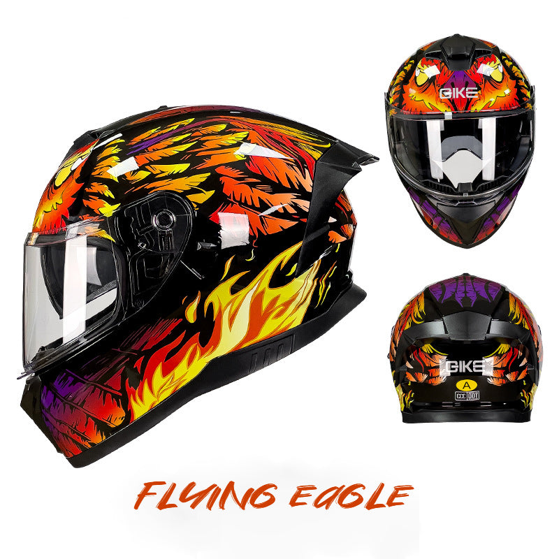 Flying Eagle - Motorcycle Rider Helmet