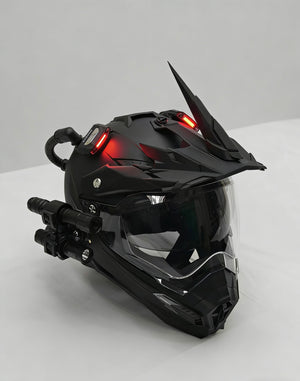 custom motorcycle helmet sharp teeth K Series Chinese Koi Fish - savage and designed to Color:Blue | Axoflux 300D handcycles